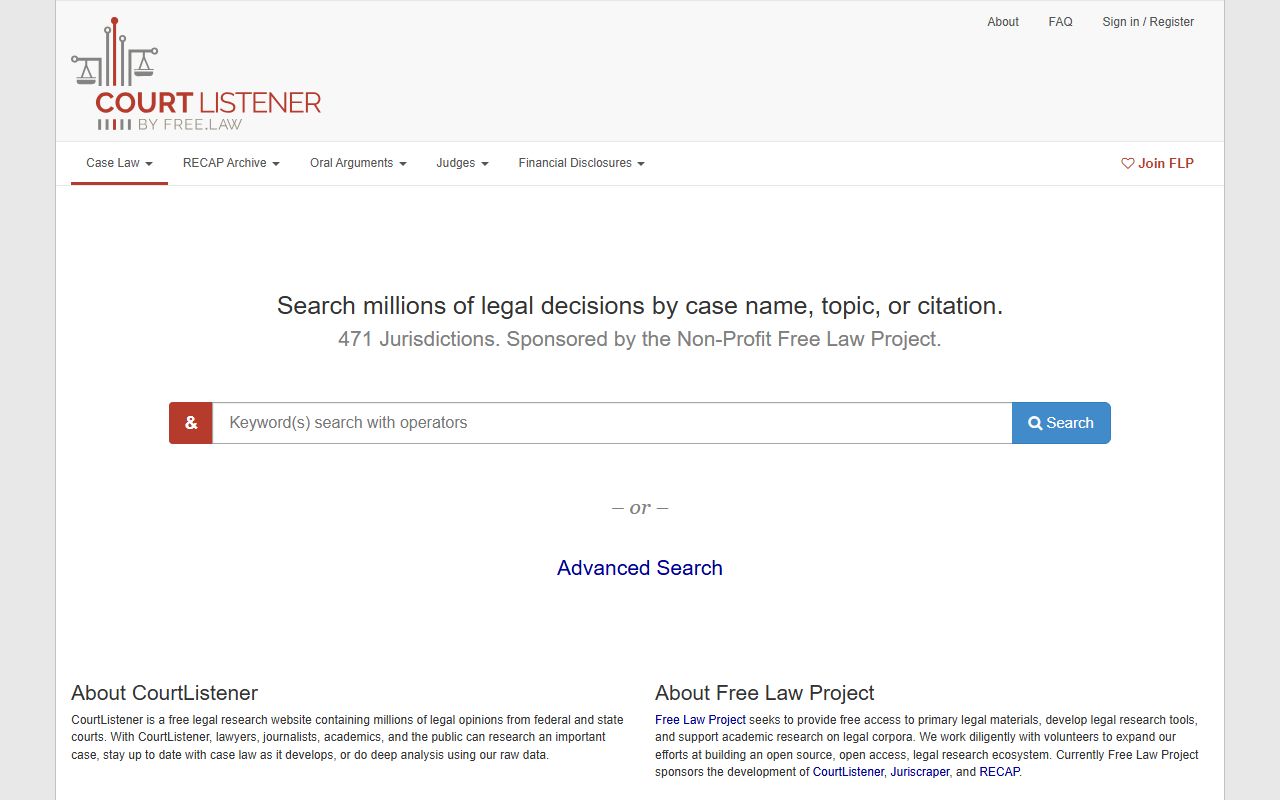 Winn Parish court records CourtListener legal research supplement