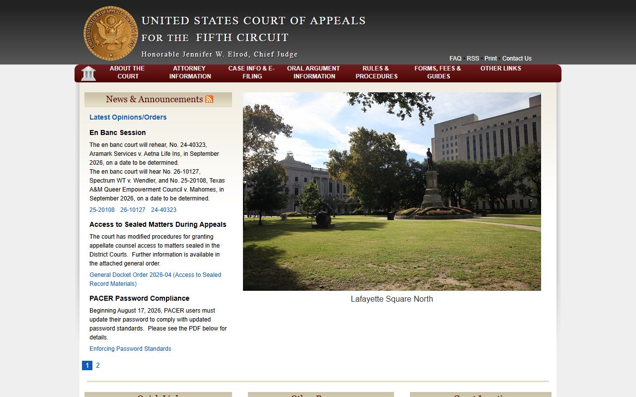 Winn Parish probate records federal appellate source for separate federal estate litigation